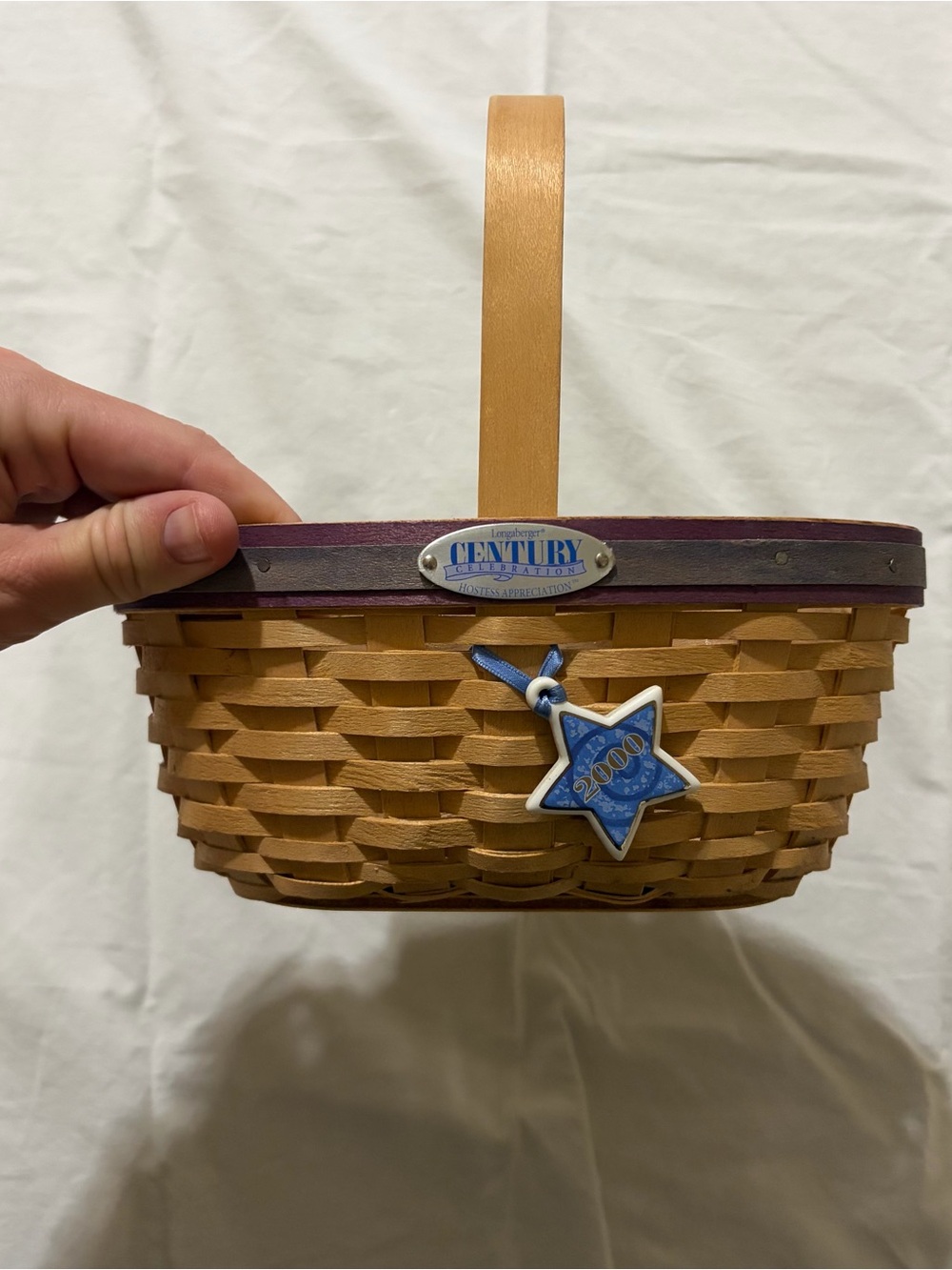 Vintage 2000 Longaberger basket